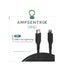 Non-MFI Lightning to USB Type C Cable (Infinity) (Black) AmpSentrix